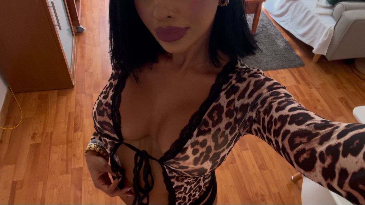 Petite Sexy Playful Long Sleeve Leopard Print Lace Patchwork Cardigan